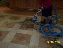 Top Steamer Technician Cleaning Dirty Tile 305-631-5757