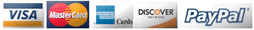 We Accept Most Major Credit Cards.